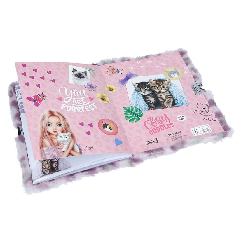 Top Model Plush Diary with Lock – Kitten, Fergie