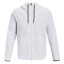 Herrenjacke Under Armour Woven Windbreaker - Farbe: Weiß, Größe: L