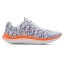 Laufschuhe Under Armour Flow Velociti Wind W - Farbe: Grau/Orange, Größe: 36.5