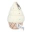 TOPModel Plush Keychain with Carabiner – Vanilla Ice Cream