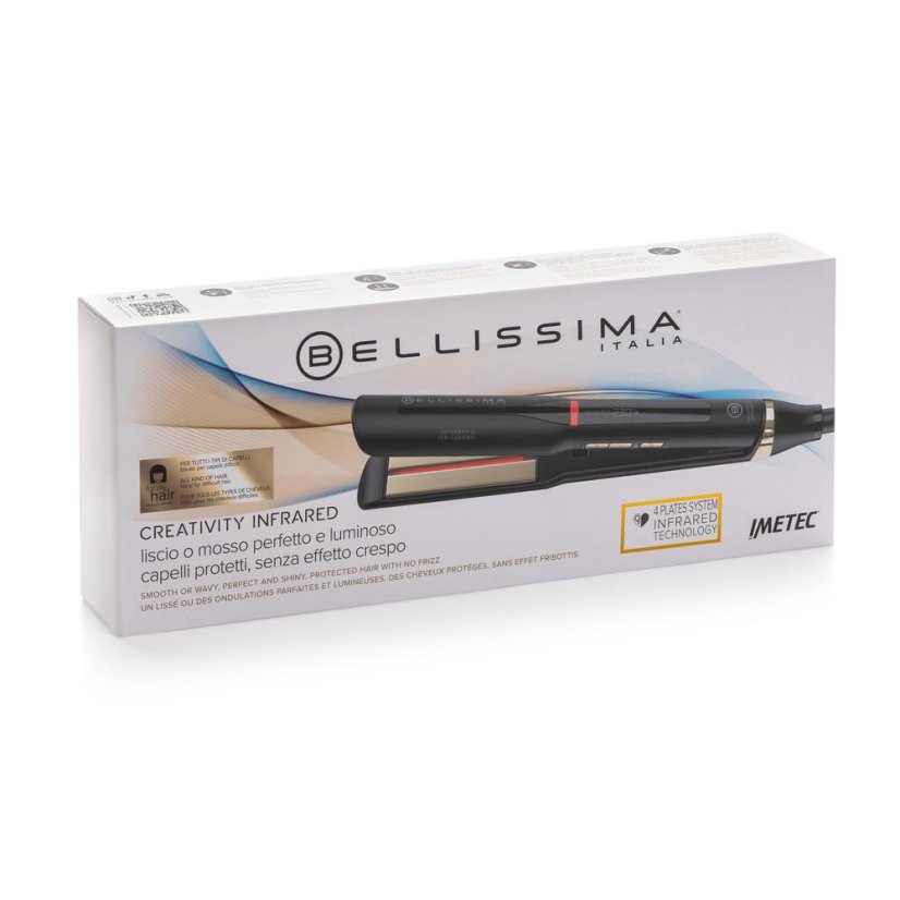 Bellissima My Pro Creativity Infrared B8 200 Hair Straightener, 11948