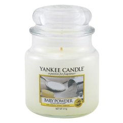 Svíčka Yankee Candle Classic střední, Baby Powder