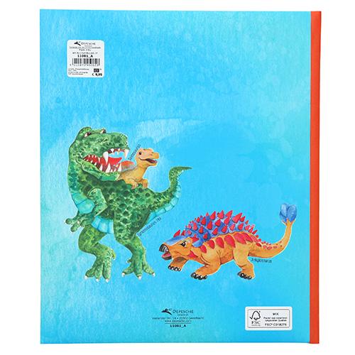 A Dino World óvodás baráti könyv, T-Rex zöld