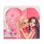 Heart-shaped eraser and Top Model Best Friend pencil sharpener, pink