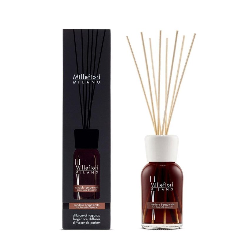 Millefiori Milano Natural Diffuser, Sandalo Bergamotto, 250 ml