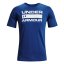 Pánské tričko Under Armour UA TEAM ISSUE WORDMARK SS - Barva: Bílá, Velikost: XXL