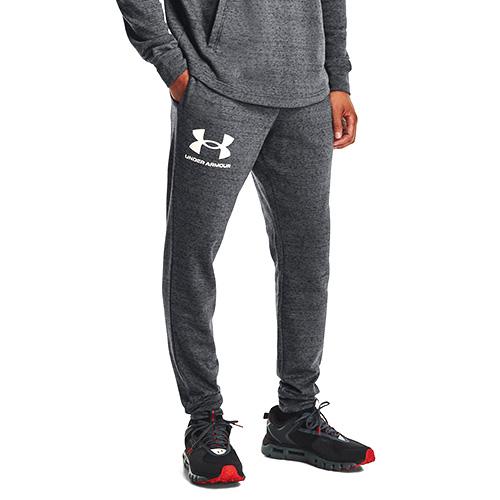Męskie spodnie dresowe Under Armour Rival Terry - Kolor: Szary, Rozmiar: M