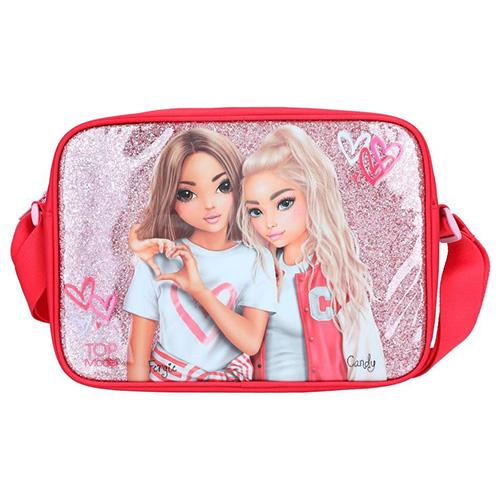 Crossbody oval bag with sequins Top Model One Love, Fergie & Candy