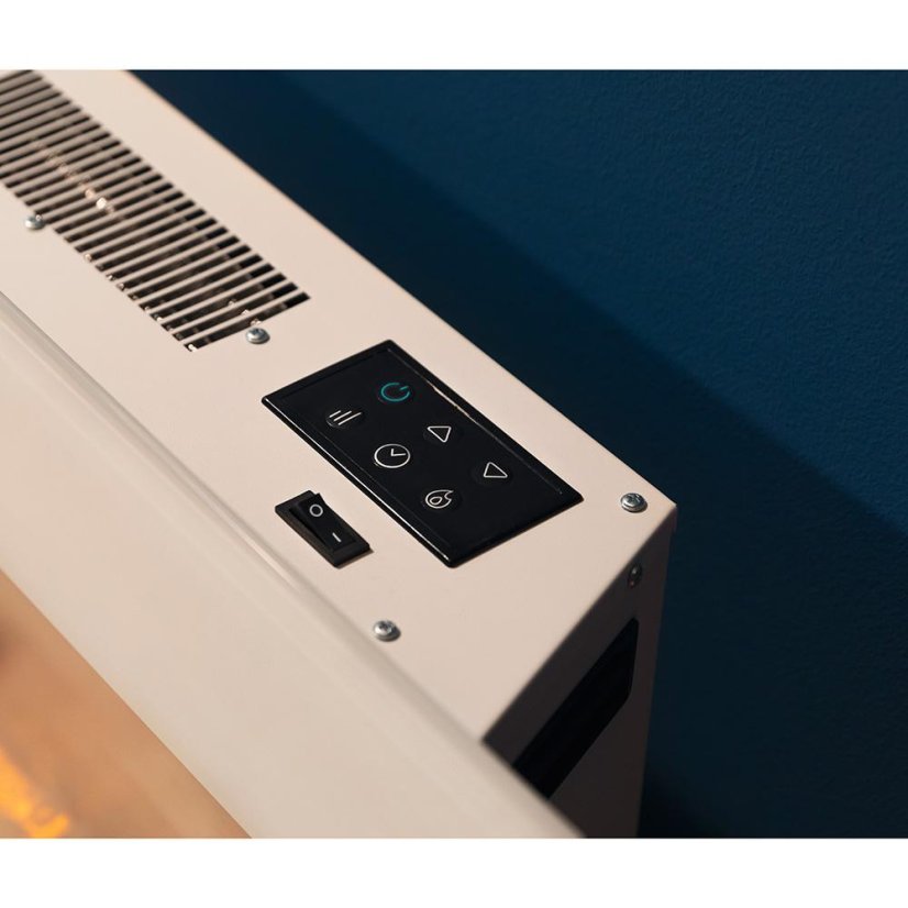 Elektrischer Kamin Cecotec ReadyWarm 2700 Design Flames White 5832 weiß