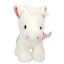 Pluszowy konik Miss Melody, biały, 20 cm