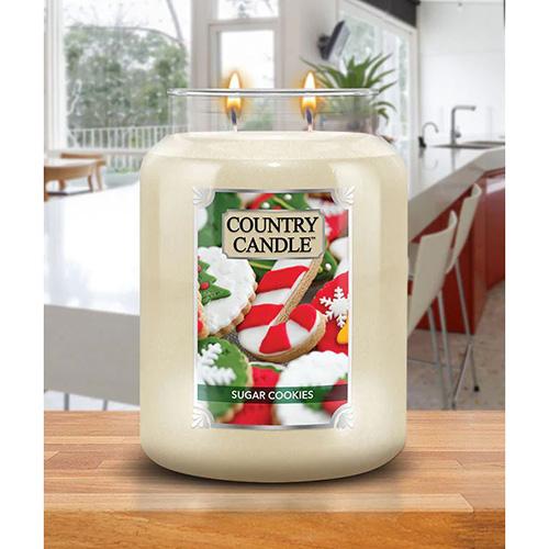 Svíčka Country Candle velká, Sugar Cookies