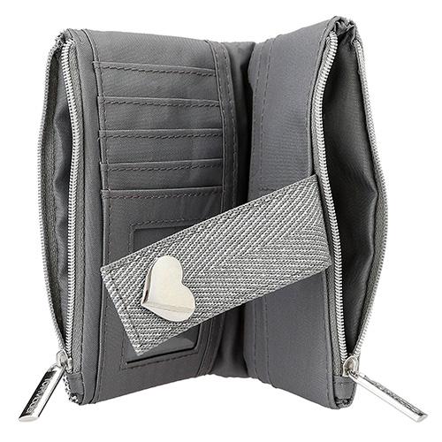 Top Model Glitter Queen wallet with rhinestones
