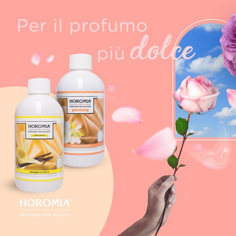 Horomia Vaniglia e mirra laundry perfume 500 ml