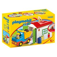 Vyklápěcí auto s garáží Playmobil 70184
