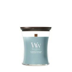 WoodWick Medium Candle, Cedarwood & Ocean Moss