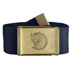 Canvas Brass Belt 4 cm.