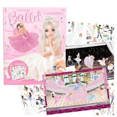 Kreativní sešit se samolepkami Top Model Ballet, Hayden & June