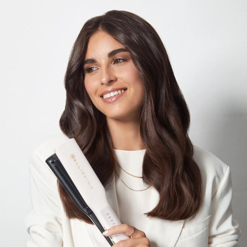 Bellissima STEAMELIXIR 11808 white and gold hair straightener