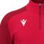 Top Macron Isen 1/4 Zip - Barva: Červená, Velikost: L