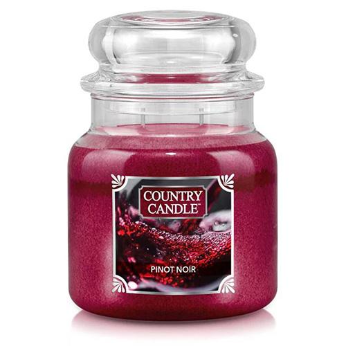 Country Candle közepes méretű gyertya, Pinot Noir
