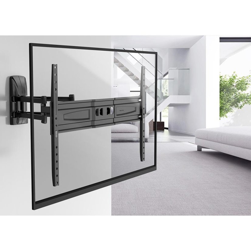 Meliconi FlatStyle FDRP 600 580471 black double rotation TV mount