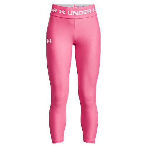 Girls' Armour Ankle Crop Leggings - Color: Pink, Size: 149-160