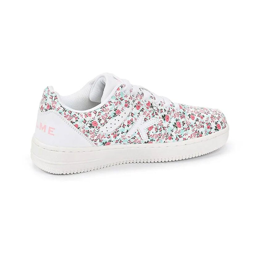 Damenschuhe Kelme Retrobasket Flowers - Farbe: Weiß, Größe: 35
