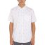 Hurley Organic OAO Stretch Pánska košeľa - Farba: Biela, Veľkosť: XL