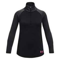 Tech Graphic Half Zip-BLK