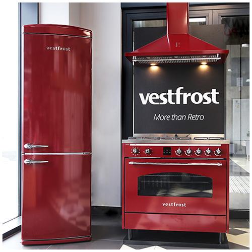 Nástěnná digestoř Vestfrost VE–90RSABR bordo