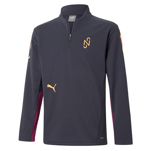 Puma Neymar Jr 1/4 Zip Top gyermek pulóver - Szín: Kék, Méret: 128