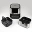 G3Ferrari Friggisano G10125 black and silver hot air fryer