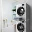 Universal spacer between washing machine and dryer with pull-out shelf Meliconi Torre Smart 656113