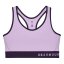 Dámská podprsenka Under Armour Armour Mid Keyhole Bra - Barva: Fialová, Velikost: S