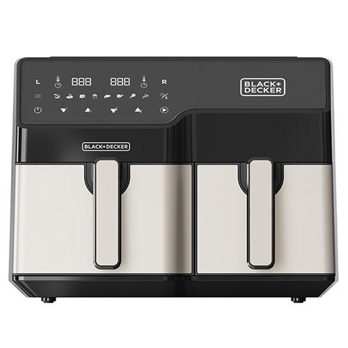Black+Decker BXAF9000E black and silver hot air fryer
