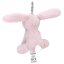Nelly Princess Mimi bunny plush keychain, lilac