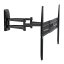 Meliconi FlatStyle FDRP 600 580471 black double rotation TV mount