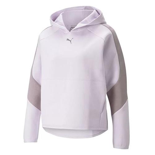 Damen-Sweatshirt Puma Evostripe Hoodie - Farbe: Schwarz, Größe: L