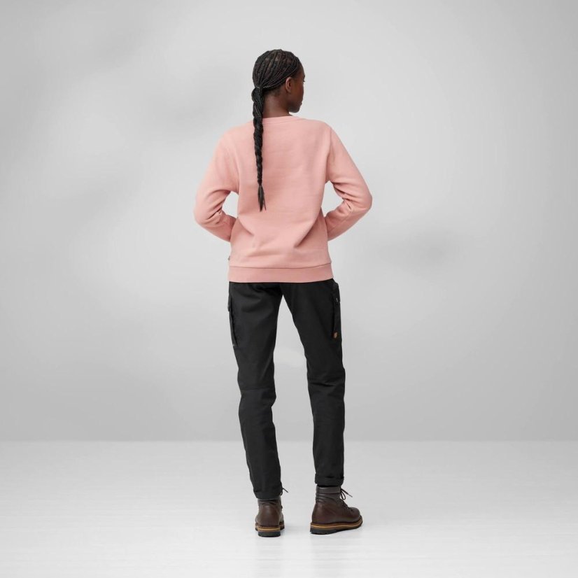 Dámská mikina Fjällräven Logo Sweater W - Kolor: Wino, Rozmiar: XS