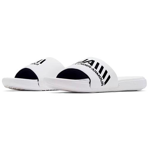 Under Armour UA M Ansa Graphic Men's Slippers - Color: White, Size: 47.5
