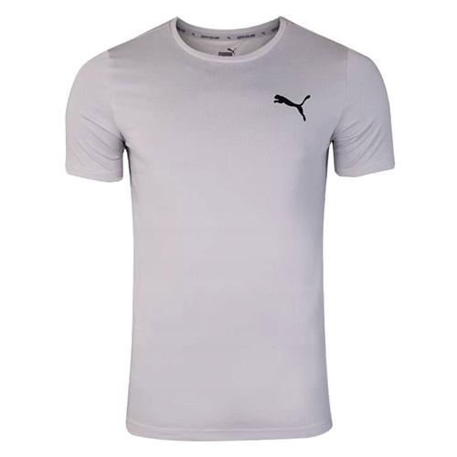 Men's Puma Active Small Logo Tee - Color: Gray, Size: XL