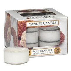 Svíčky čajové Yankee Candle 12 ks, Soft Blanket