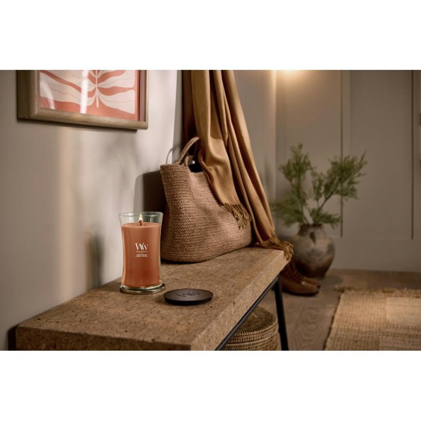 WoodWick Large Candle, Pumpkin Praline