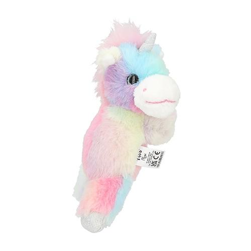 Ylvi plush roll-up bracelet, Unicorn Rainbow