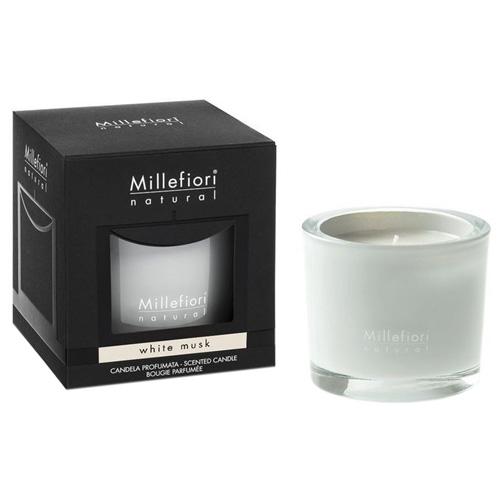 Świeca Millefiori Milano Natural, White Musk