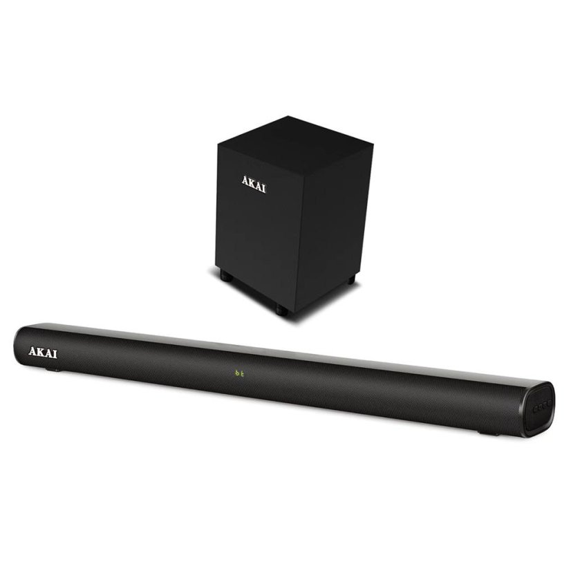 AKAI ASB-20CSW black soundbar + subwoofer