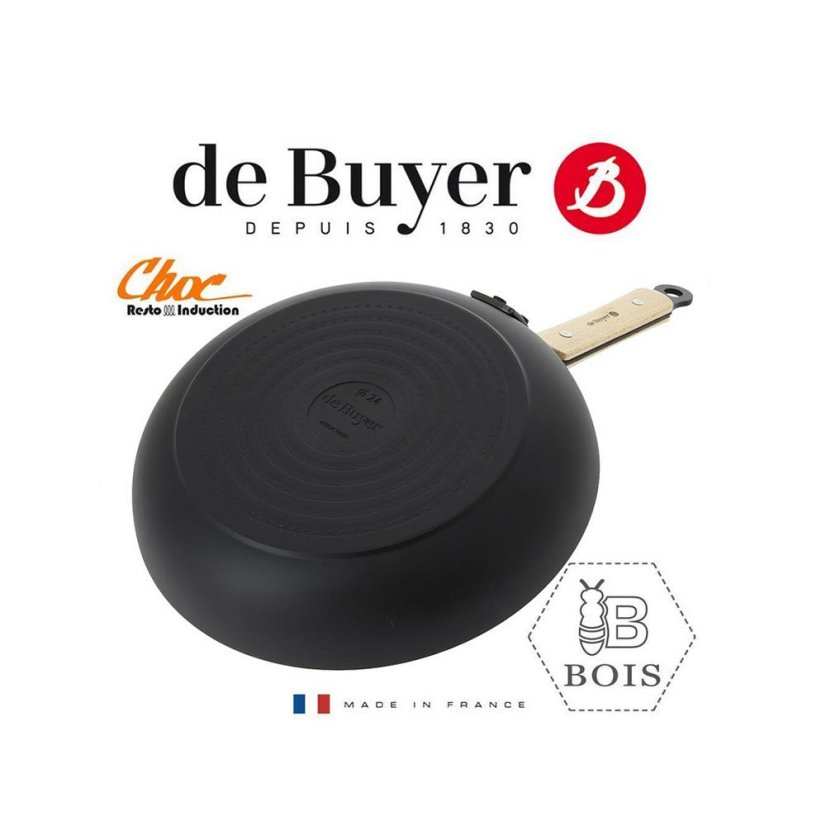 De Buyer Choc B Bois Induction 8780.32 tapadásmentes serpenyő, 32 cm