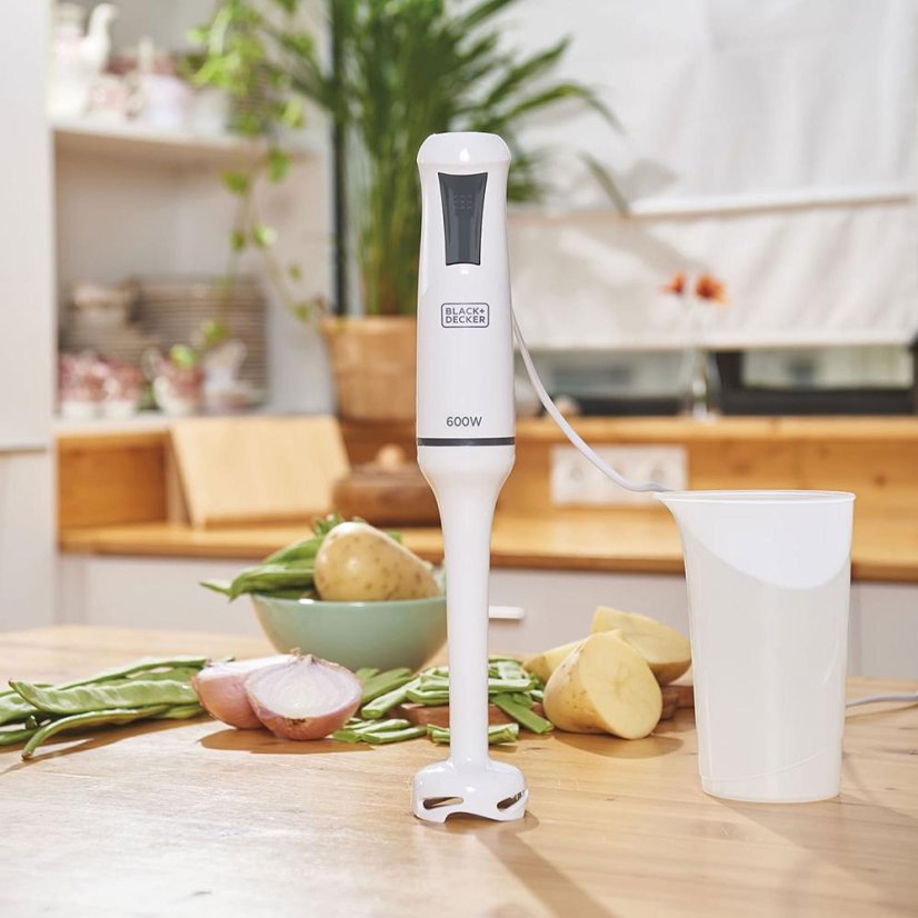 Blender ręczny Black+Decker BXHB600E biały