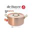 Pot with lid de Buyer Inocuivre 6447.20, 20 cm