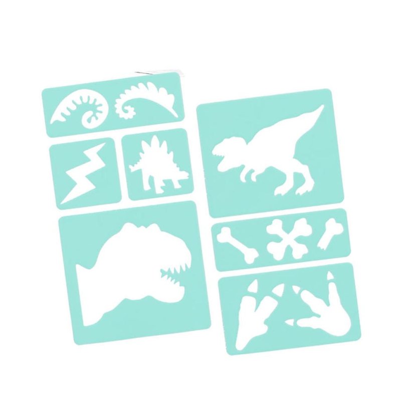 Dino World glitter gel tattoo pens